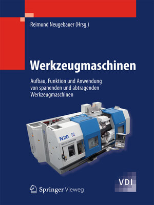 cover image of Werkzeugmaschinen